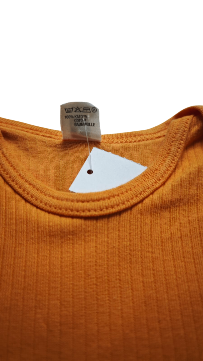 Hema Kurzarmshirt Orange Größe 50-56