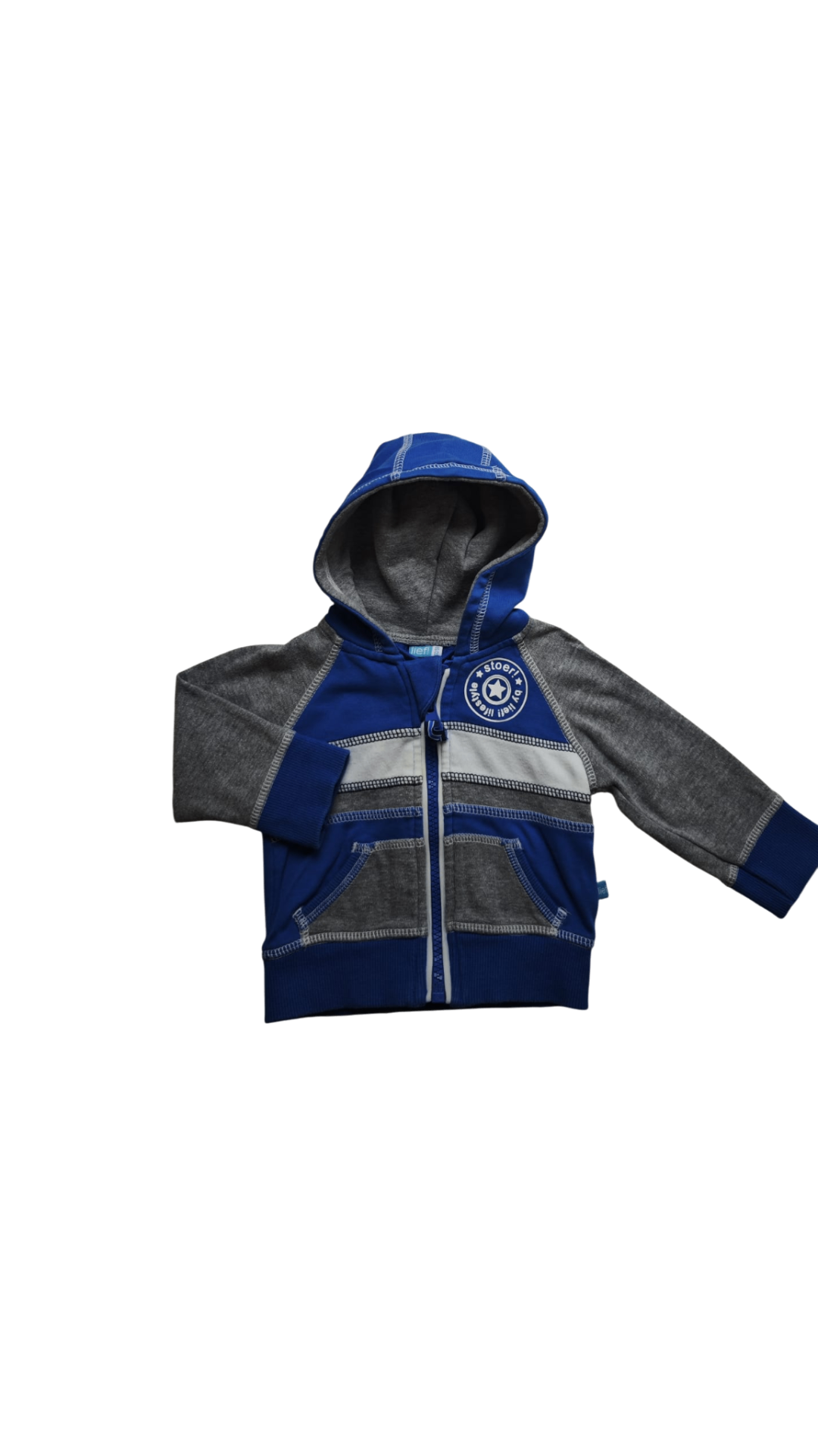 lief! Jacke Blau/Grau Größe 50-56