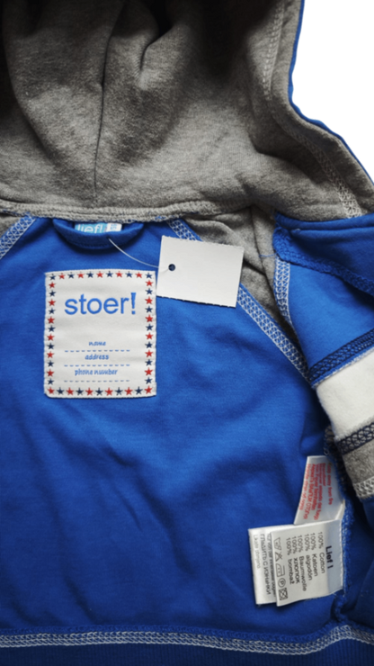 lief! Jacke Blau/Grau Größe 50-56