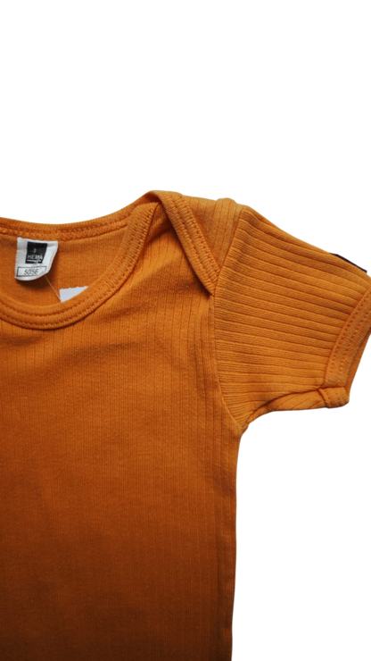 Hema Kurzarmshirt Orange Größe 50-56