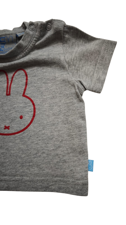 Miffy Kurzarmshirt Grau Größe 50-56