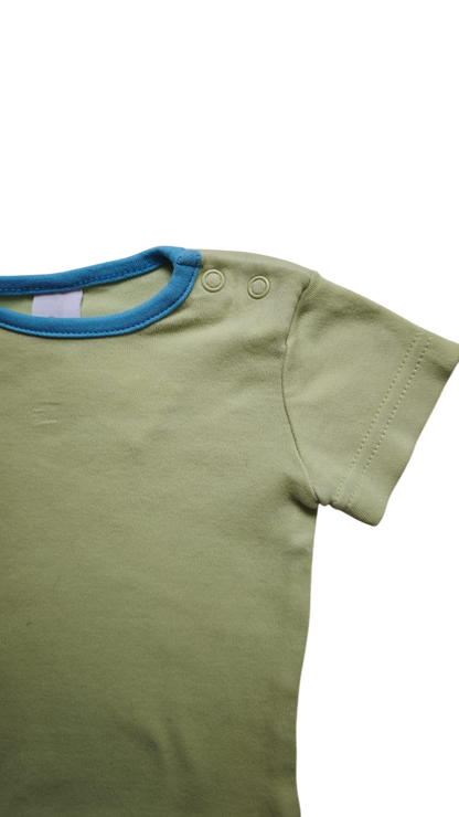 baby club Kurzarmshirt Hellgrün Größe 56
