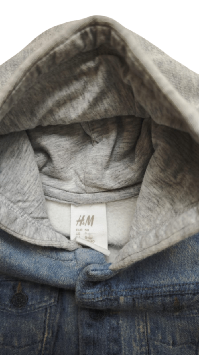 H&M Jacke  Jeans Blau und Grau Größe 50-56