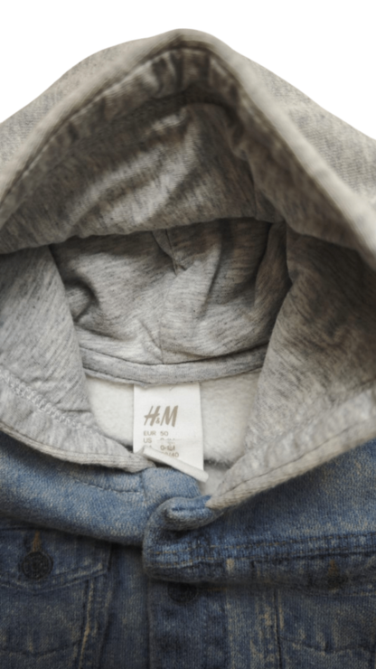 H&M Jacke  Jeans Blau und Grau Größe 50-56