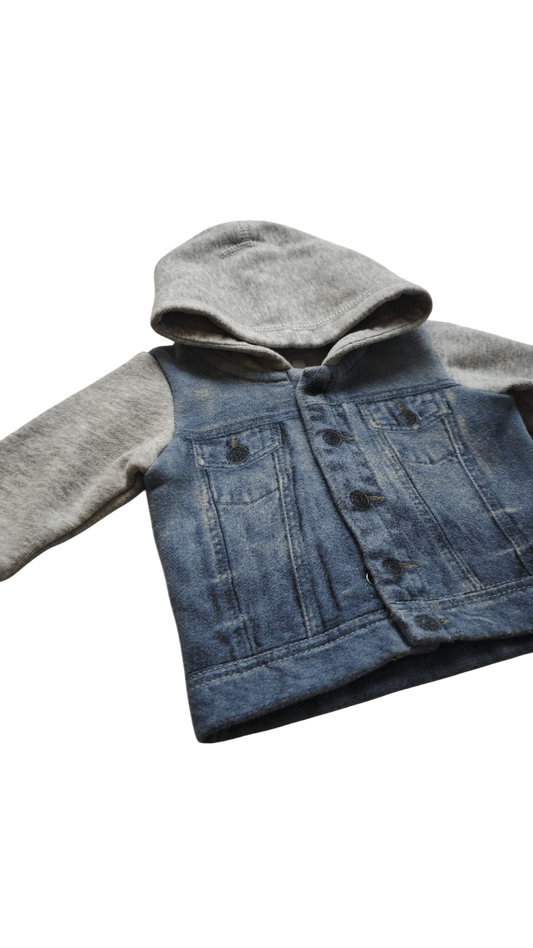 H&M Jacke  Jeans Blau und Grau Größe 50-56