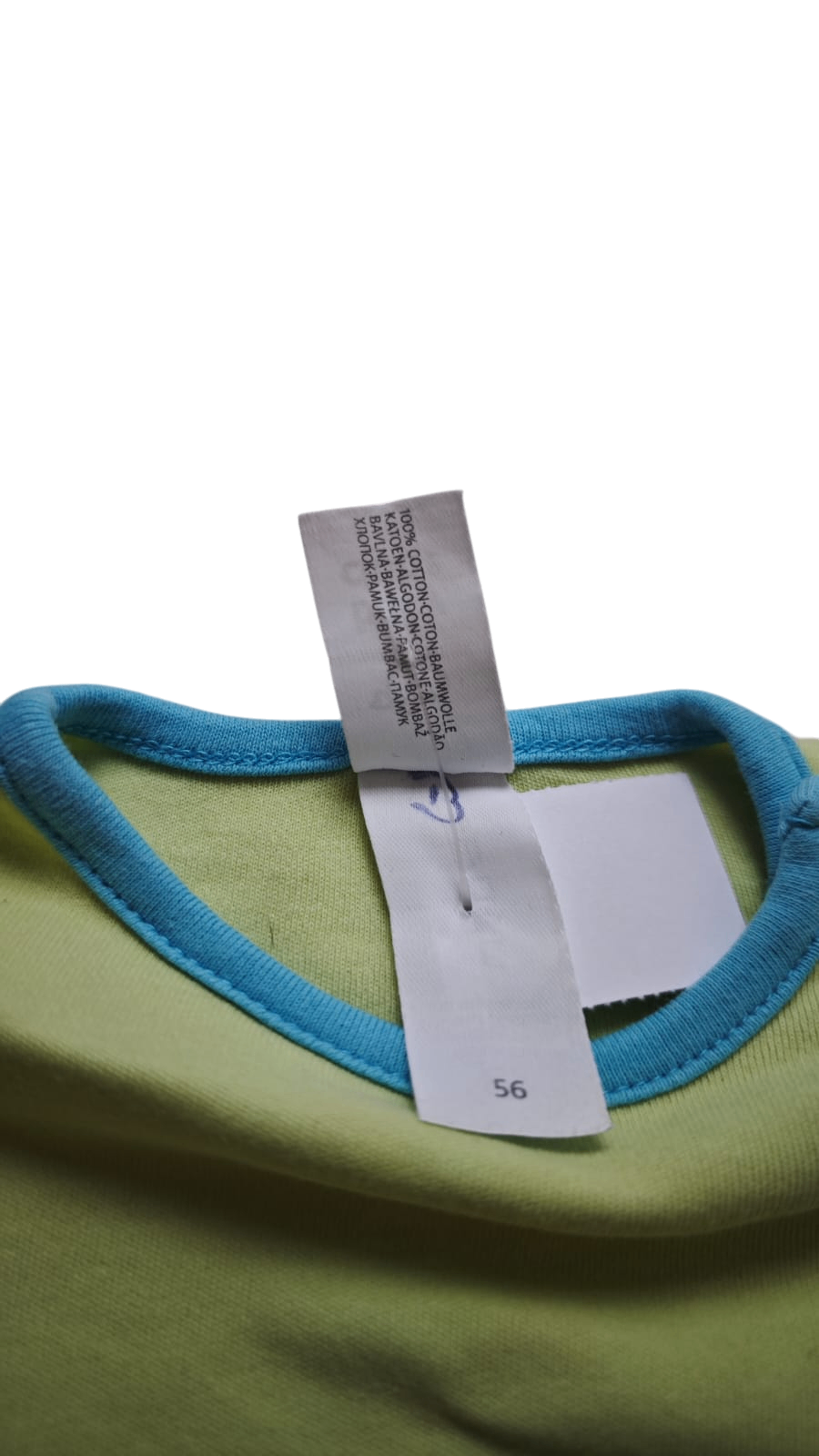 baby club Kurzarmshirt Hellgrün Größe 56