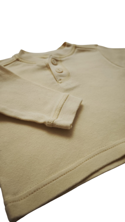 Baby Club Langarmshirt Hellgelb Größe 56