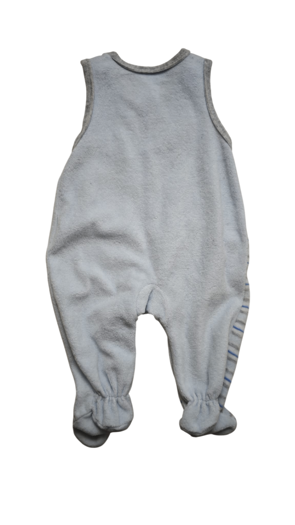 Ergee Strampler Grau und Blau Größe 56