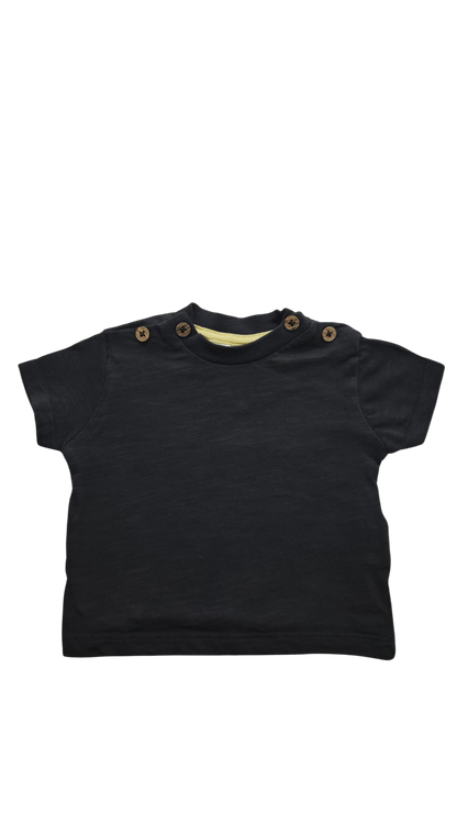 Topomini Kurzarmshirt Schwarz Größe 56