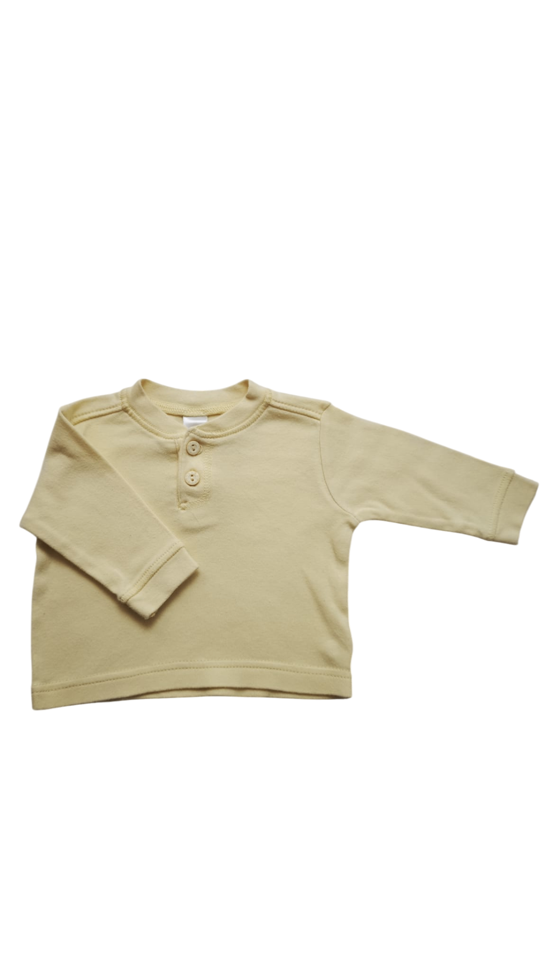 Baby Club Langarmshirt Hellgelb Größe 56