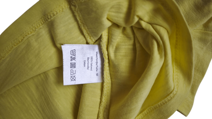 Newborn Kurzarmshirt Gelb Größe 50-56