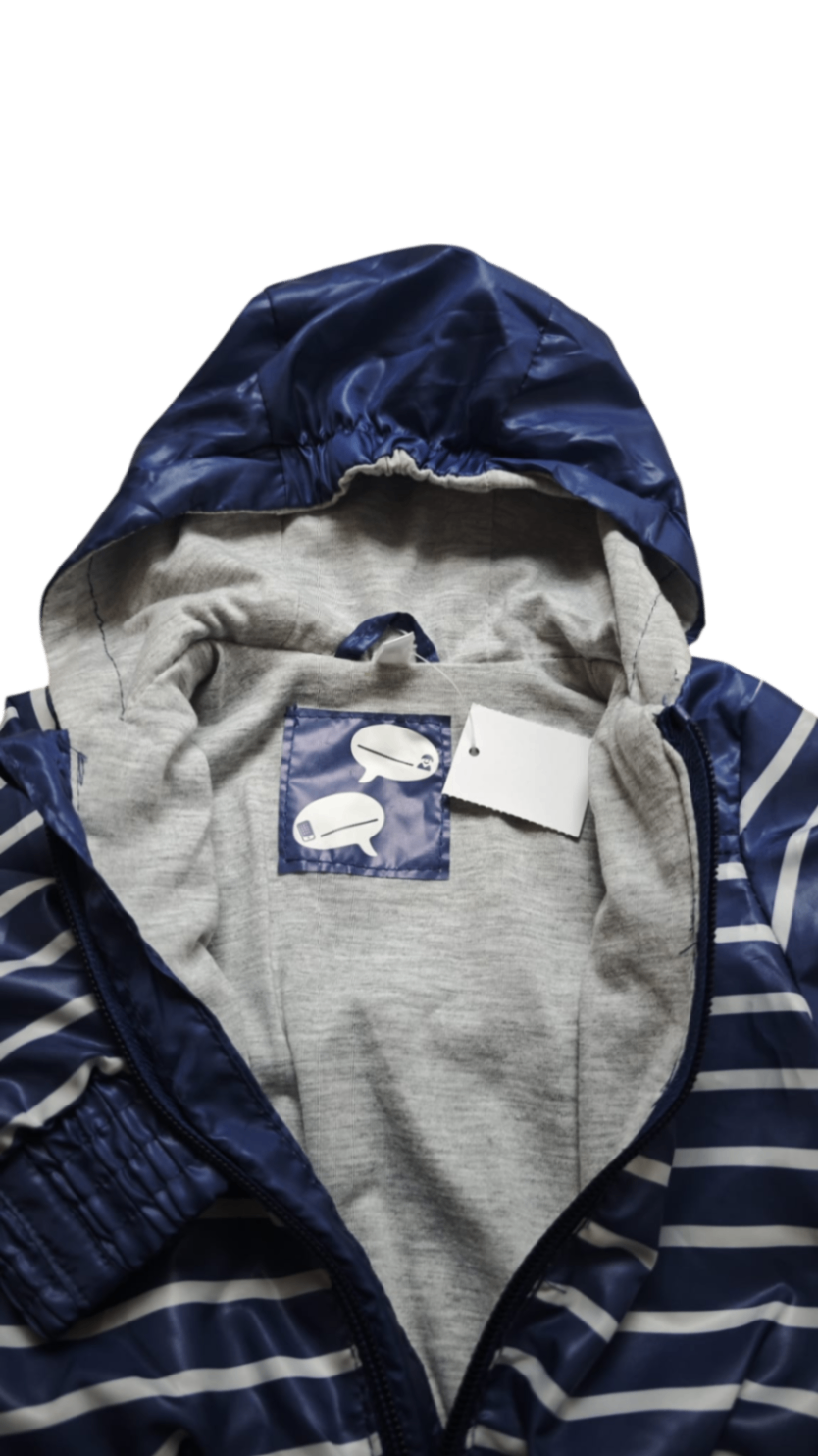 Markenlos Jacke Blau, Grau, Weiß Größe 50-56