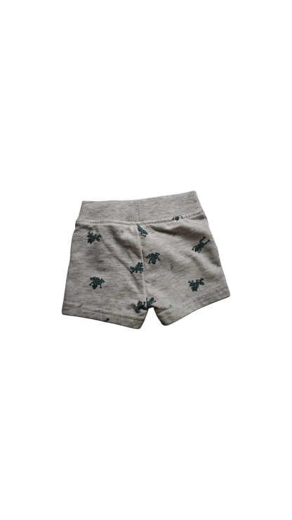 Primark Shorts Grau mit dunklen Mustern Größe 62