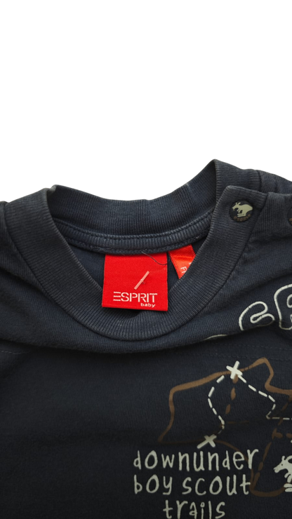 Esprit Kurzarmshirt Dunkelblau Größe 56