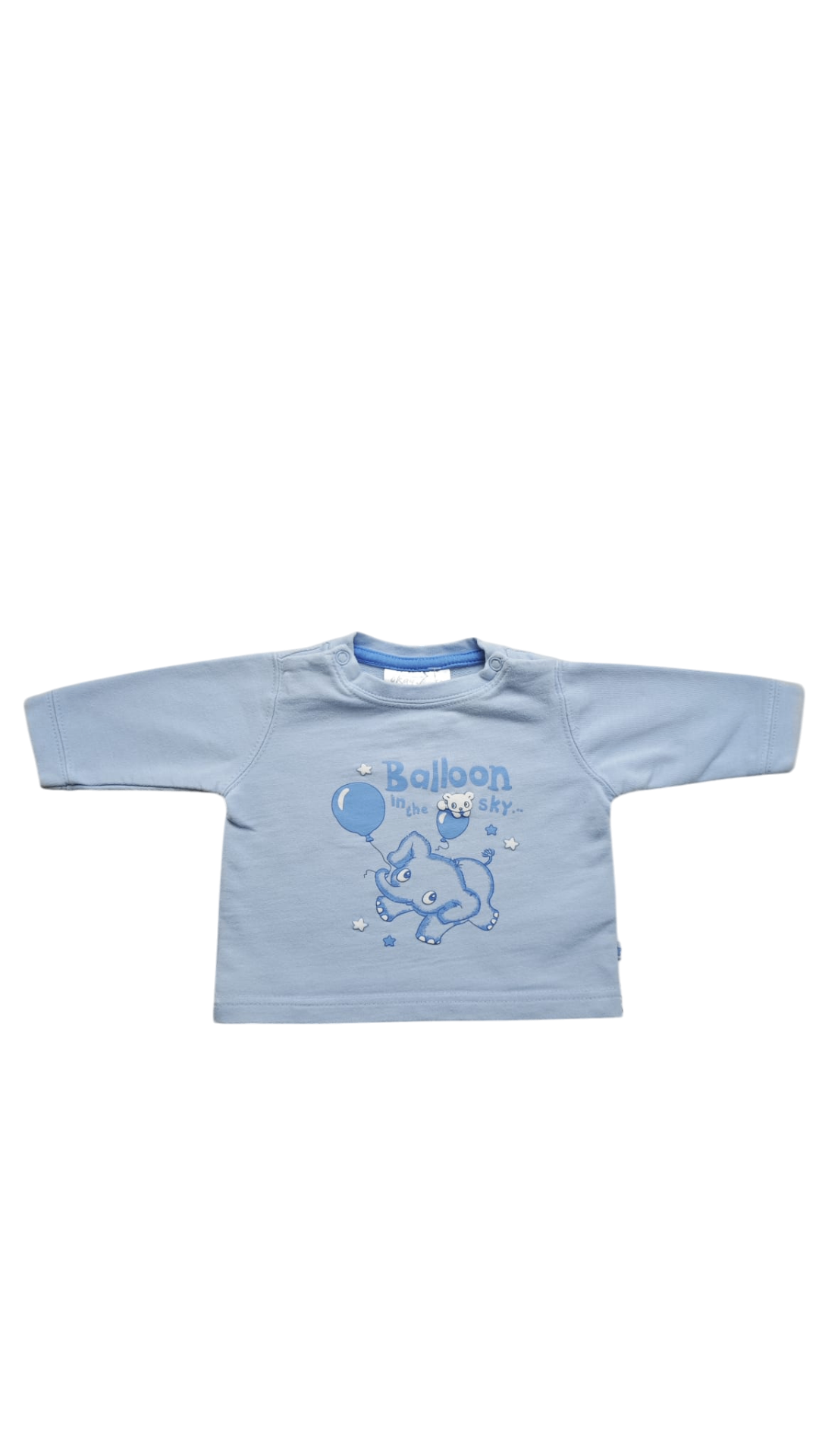 okay Langarmshirt Hellblau Größe 56