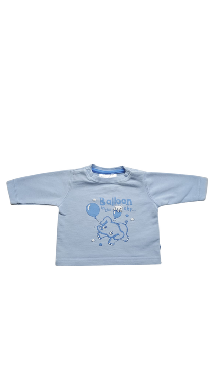 okay Langarmshirt Hellblau Größe 56