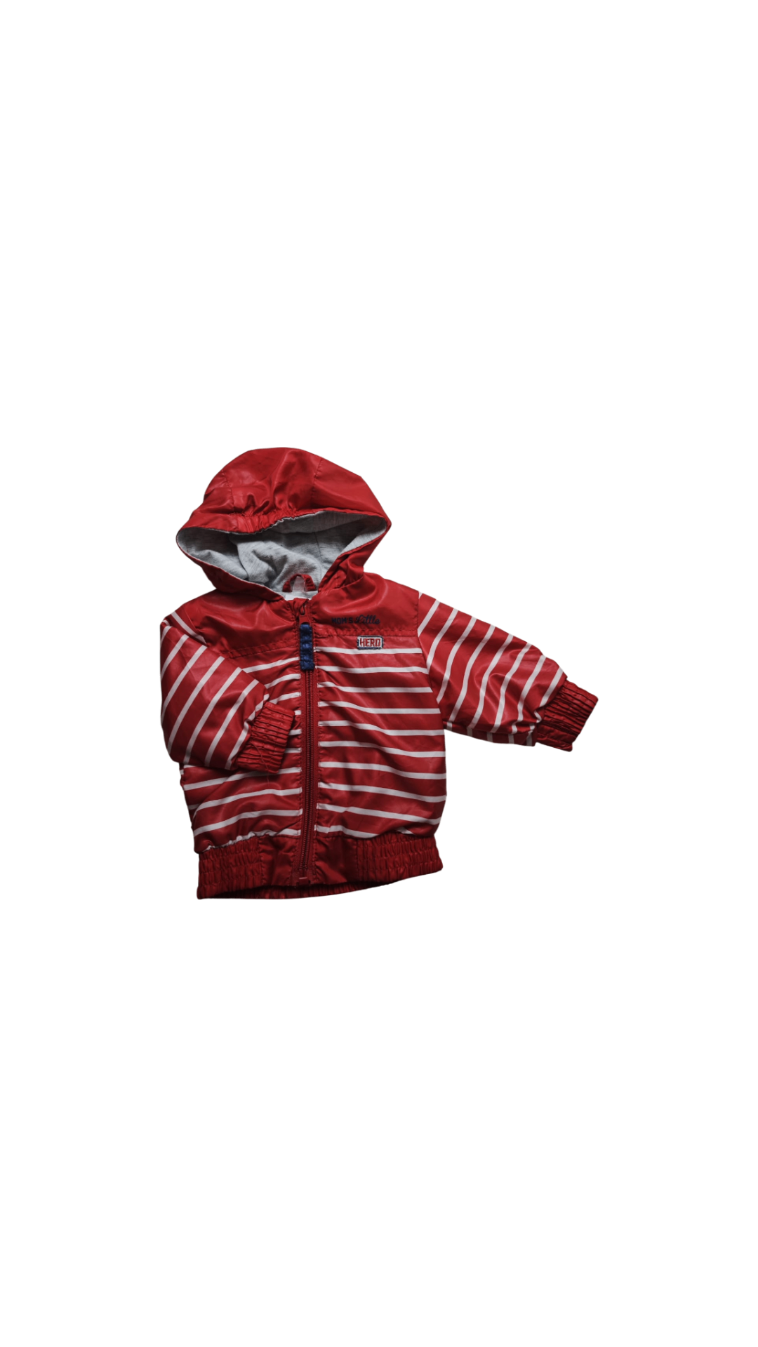 Markenlos Jacke Rot, Grau Größe 56