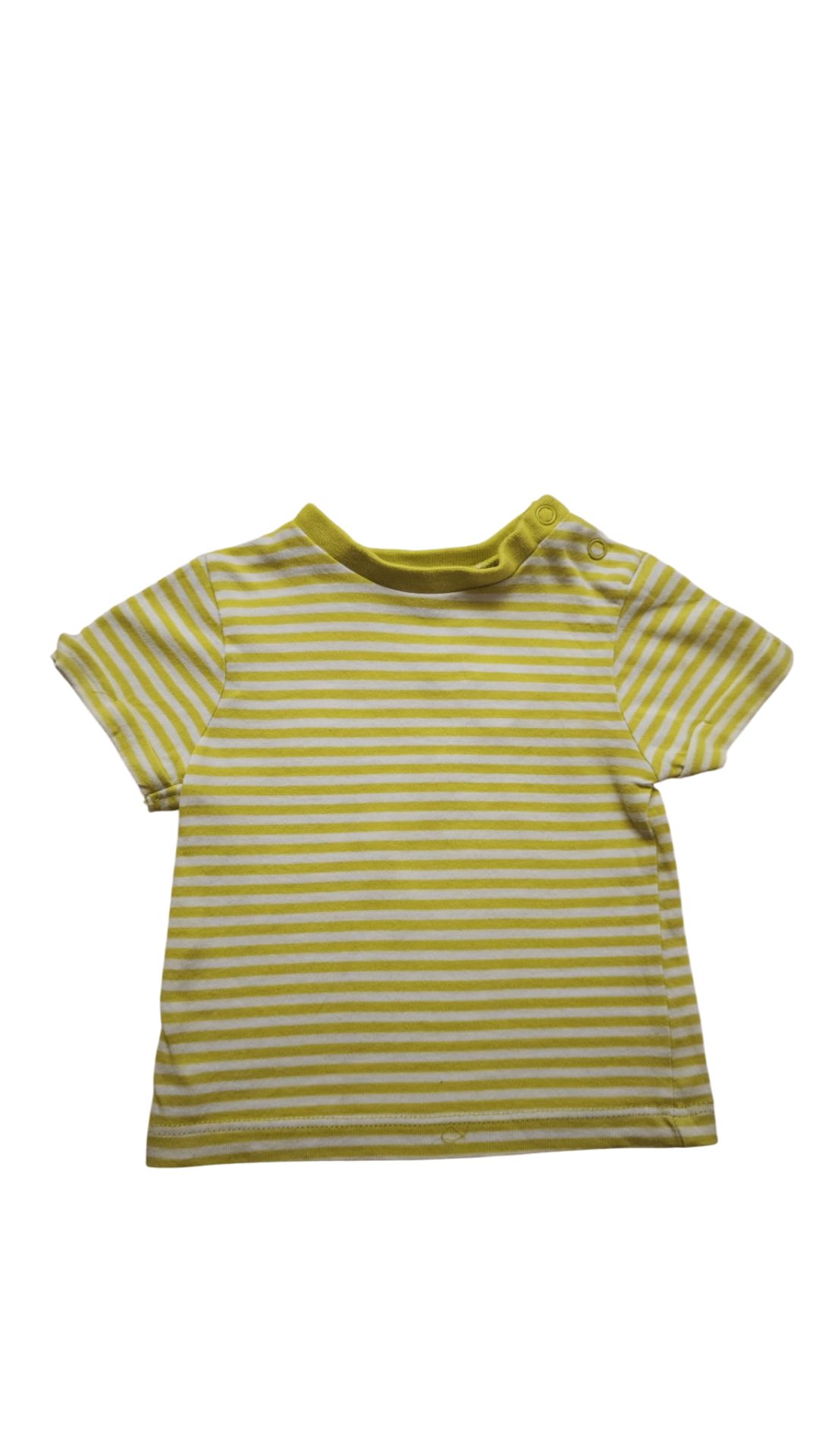 Topomini Kurzarmshirt Gelb und Weiß Größe 56