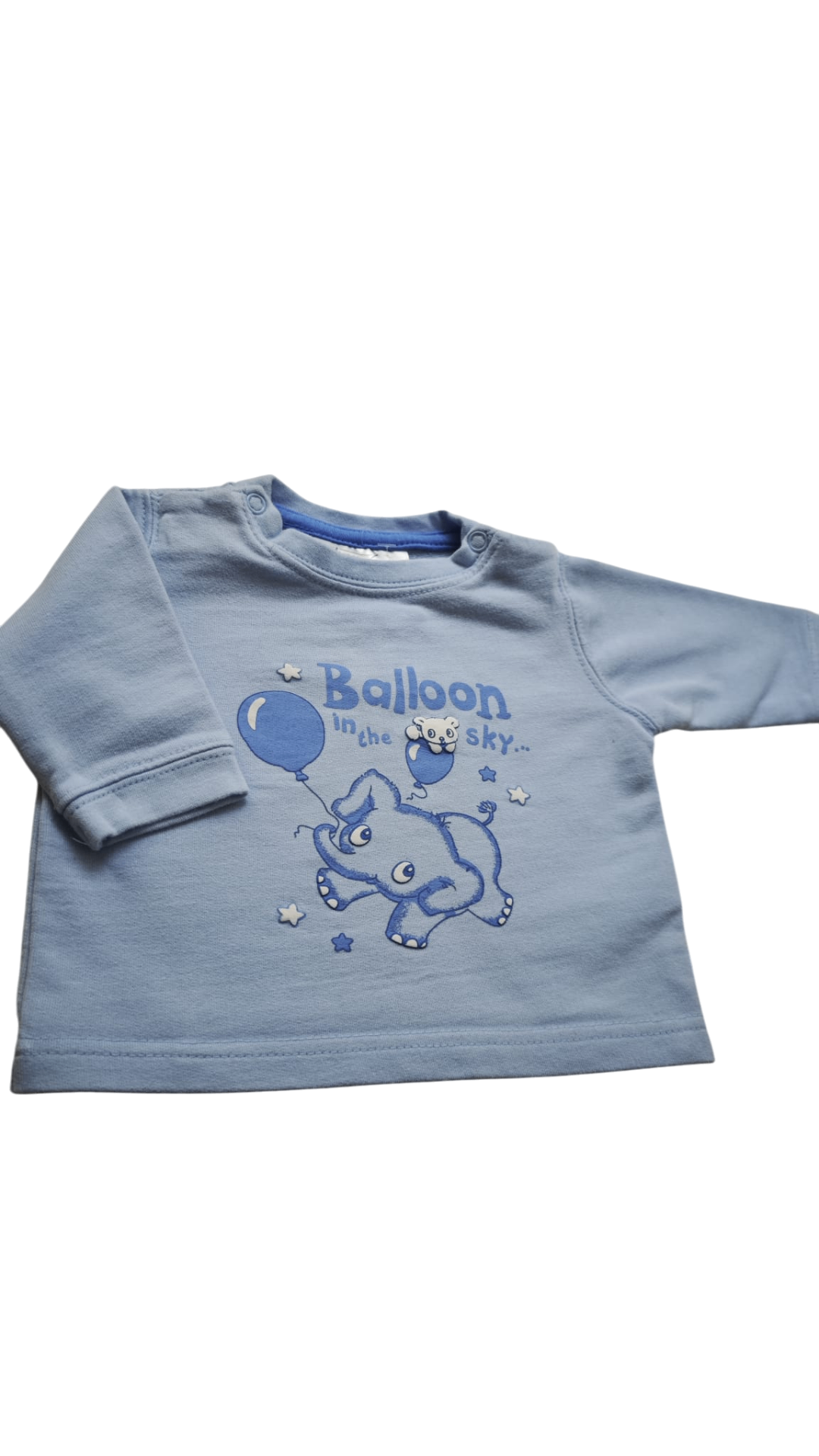 okay Langarmshirt Hellblau Größe 56