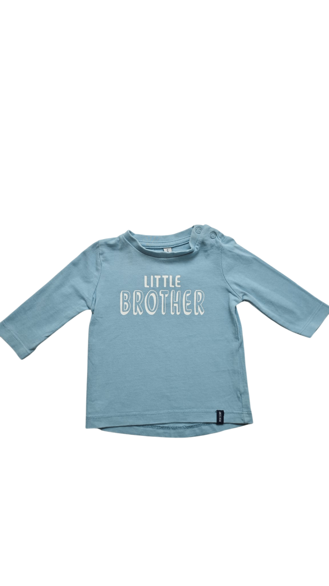 Newborn Langarmshirt Hellblau Größe 56