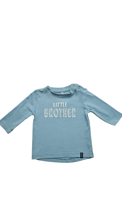 Newborn Langarmshirt Hellblau Größe 56