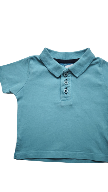 H&M Kurzarmshirt Hellblau Größe 56