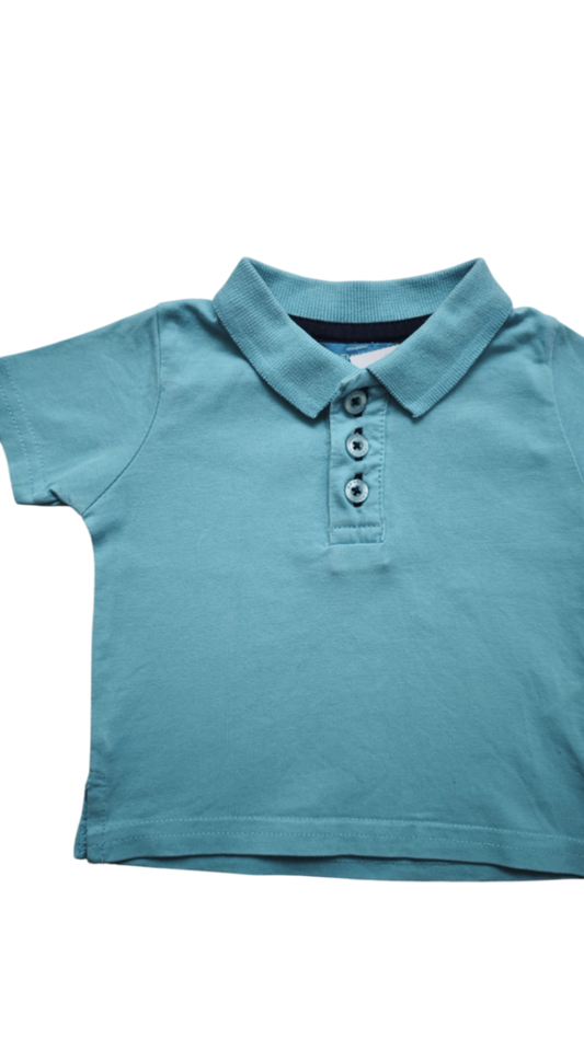 H&M Kurzarmshirt Hellblau Größe 56