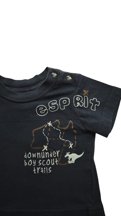 Esprit Kurzarmshirt Dunkelblau Größe 56