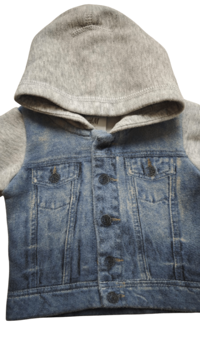 H&M Jacke  Jeans Blau und Grau Größe 50-56