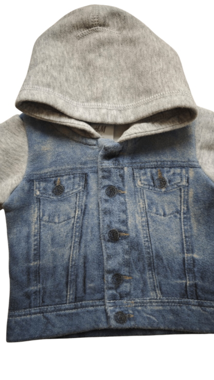 H&M Jacke  Jeans Blau und Grau Größe 50-56