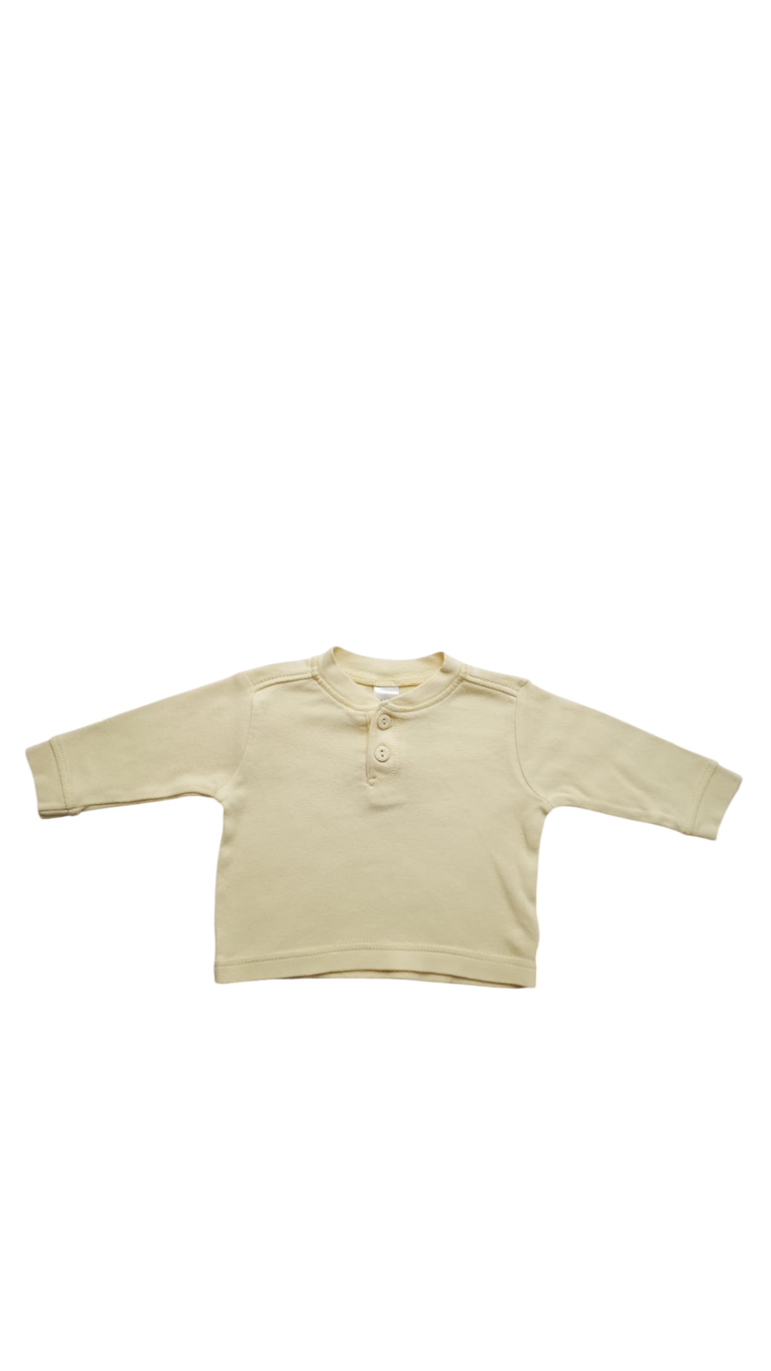 Baby Club Langarmshirt Hellgelb Größe 56