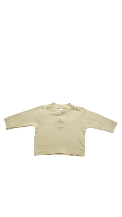 Baby Club Langarmshirt Hellgelb Größe 56