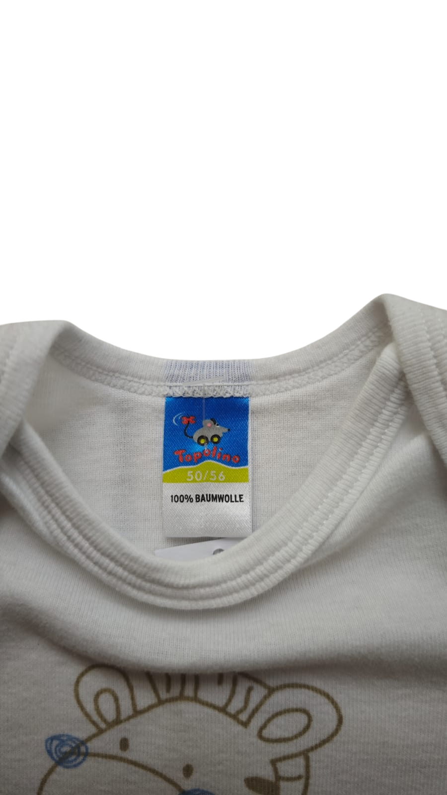 Topolino Kurzarmshirt Weiß Größe 56