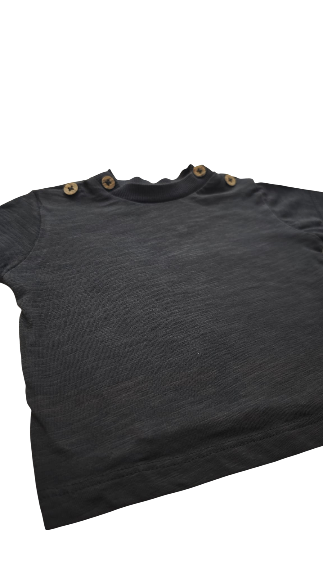 Topomini Kurzarmshirt Schwarz Größe 56