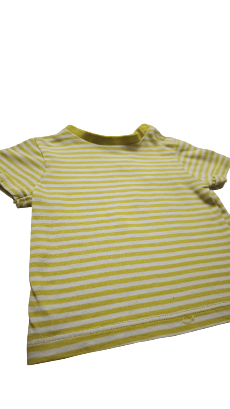 Topomini Kurzarmshirt Gelb und Weiß Größe 56