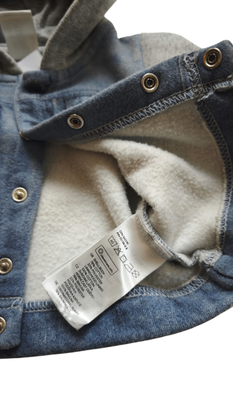 H&M Jacke  Jeans Blau und Grau Größe 50-56