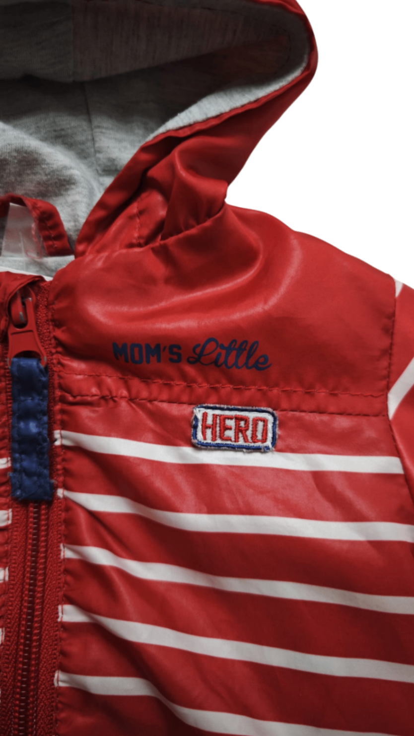 Markenlos Jacke Rot, Grau Größe 56