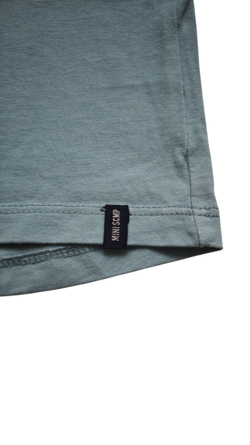 Newborn Langarmshirt Hellblau Größe 56