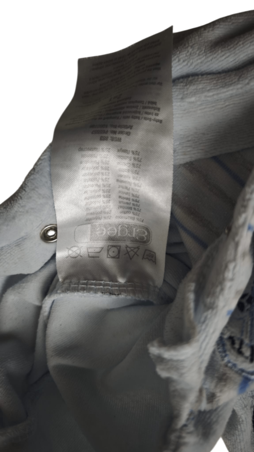 Ergee Strampler Grau und Blau Größe 56