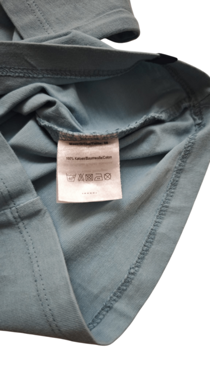 Newborn Langarmshirt Hellblau Größe 56