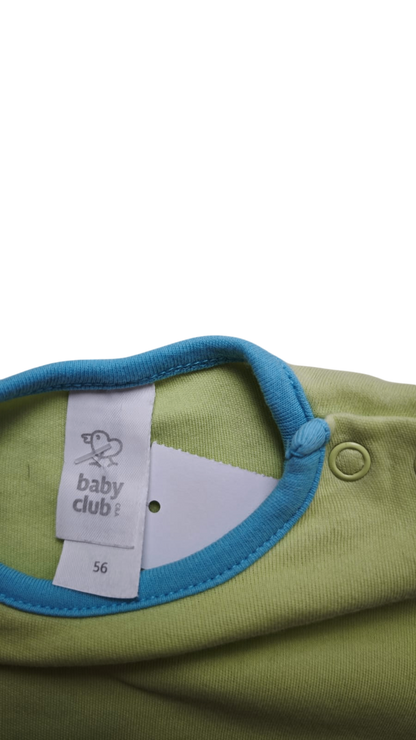 baby club Kurzarmshirt Hellgrün Größe 56