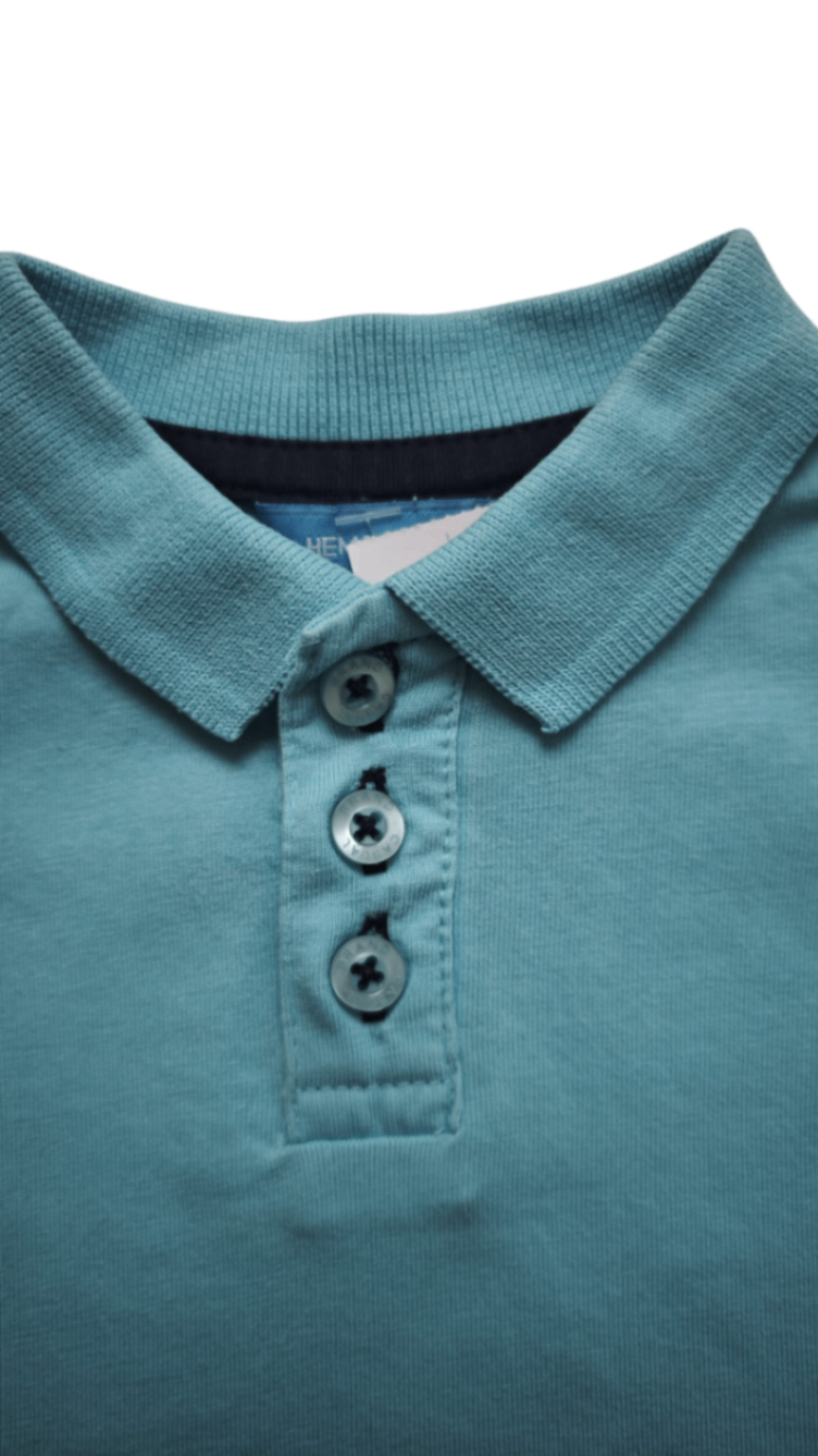 H&M Kurzarmshirt Hellblau Größe 56