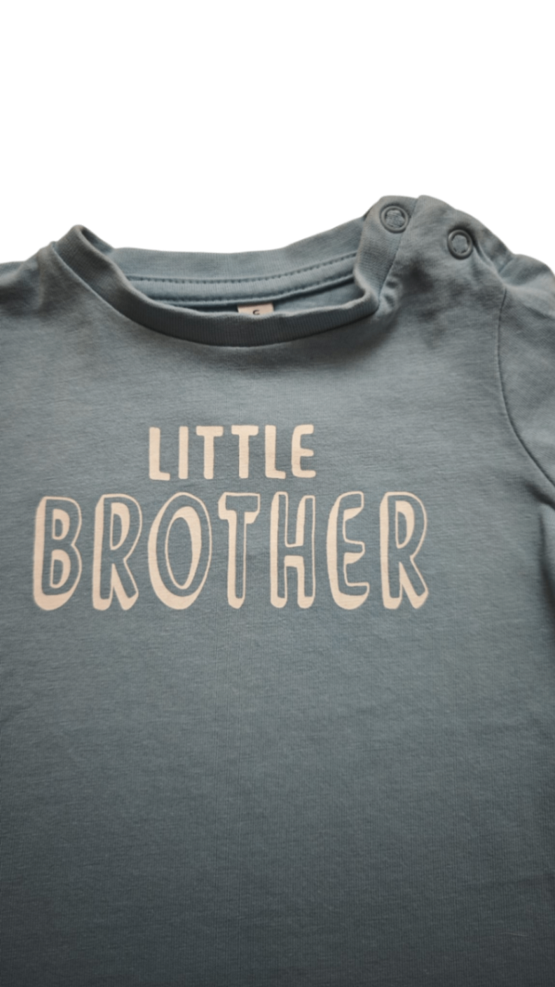 Newborn Langarmshirt Hellblau Größe 56