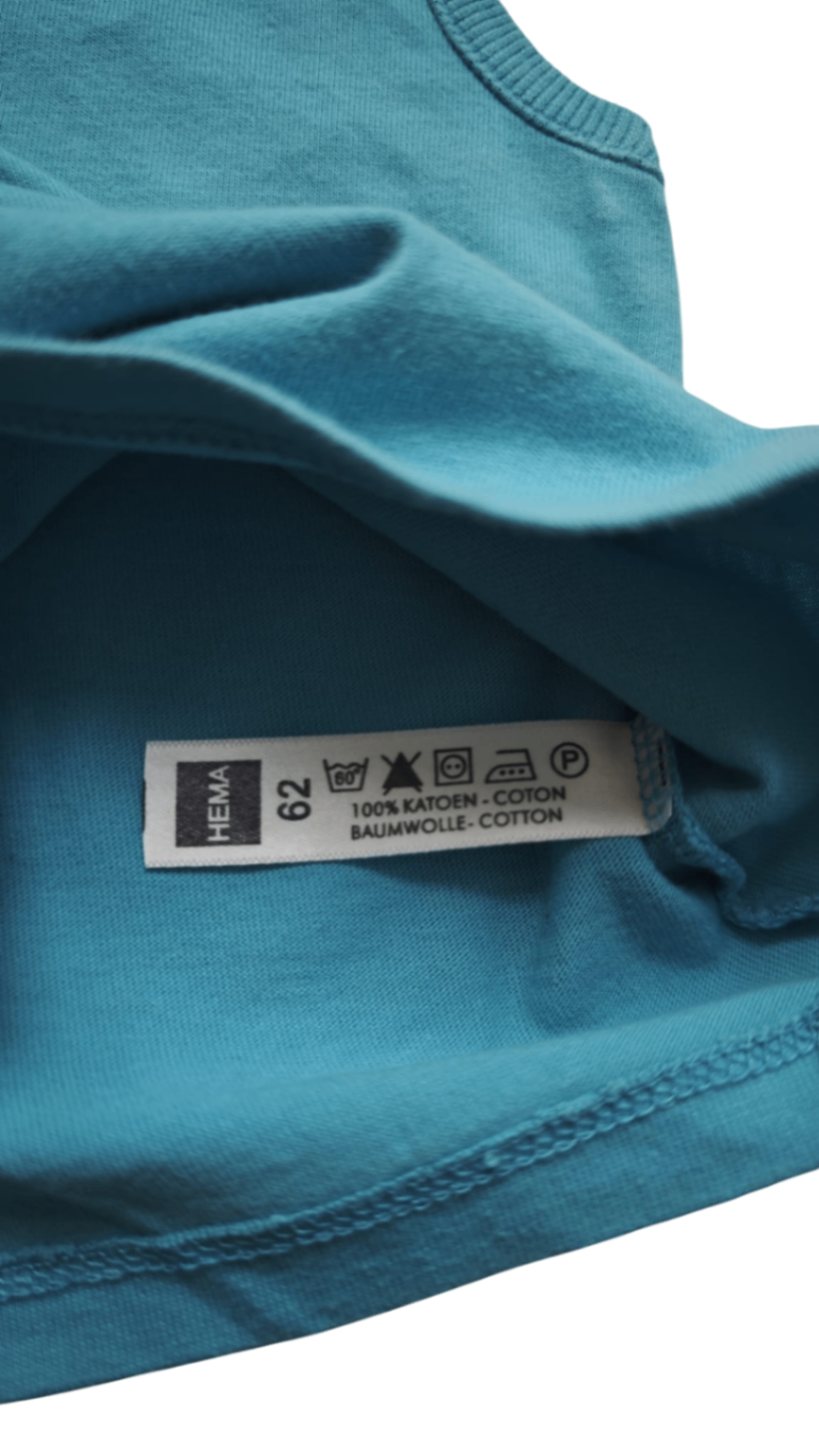 Hema Ärmelloses Top Türkis Größe 62