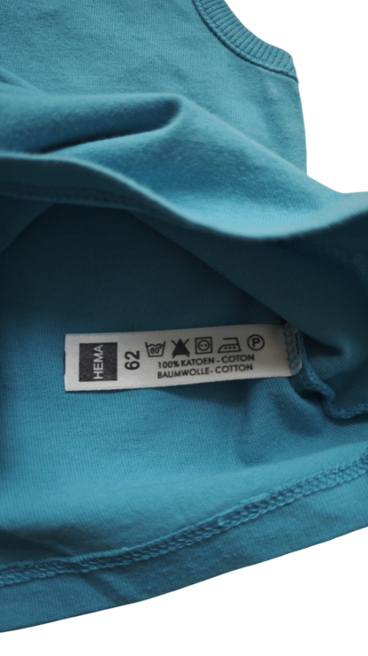 Hema Ärmelloses Top Türkis Größe 62