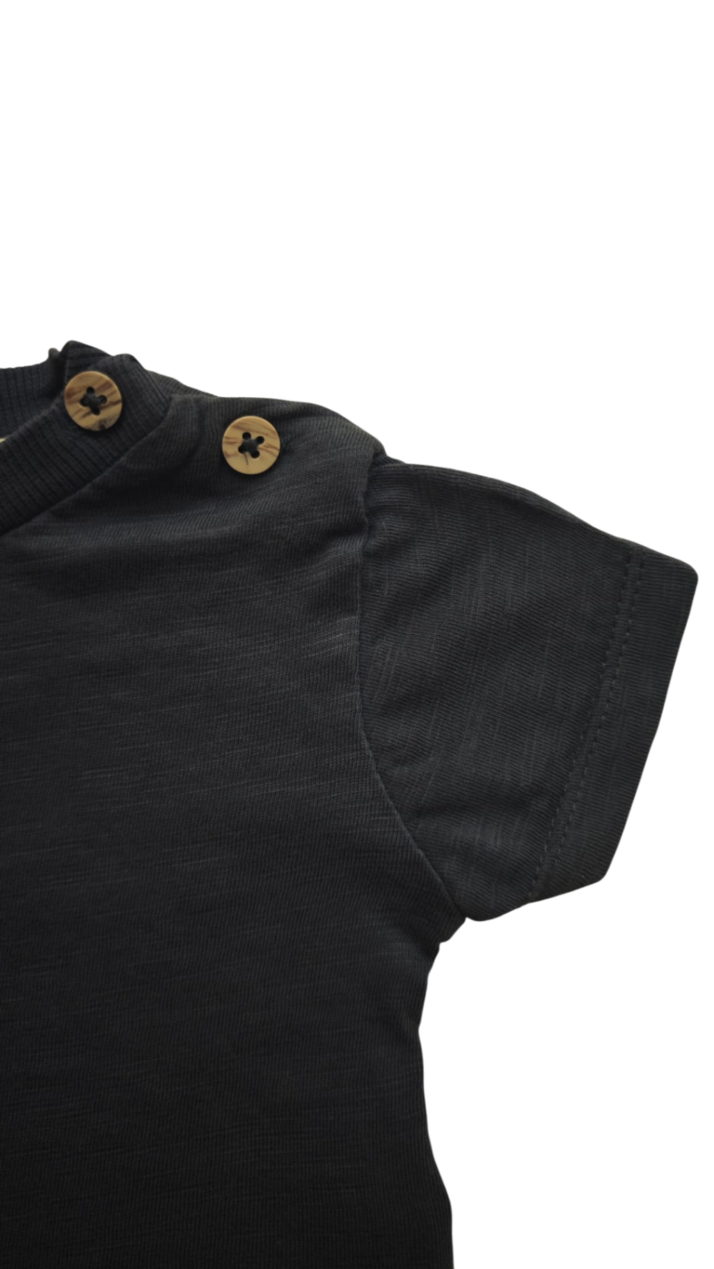 Topomini Kurzarmshirt Schwarz Größe 56