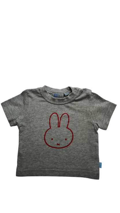 Miffy Kurzarmshirt Grau Größe 50-56