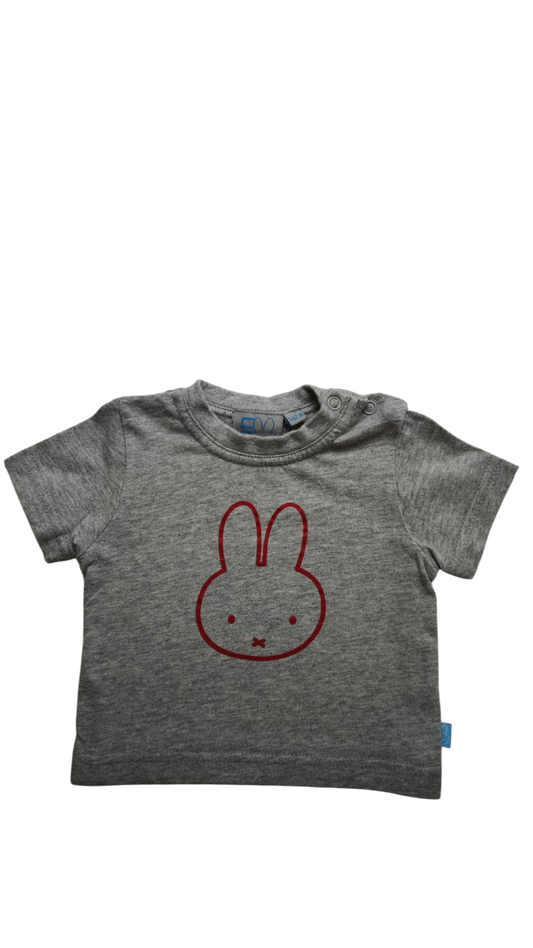 Miffy Kurzarmshirt Grau Größe 50-56