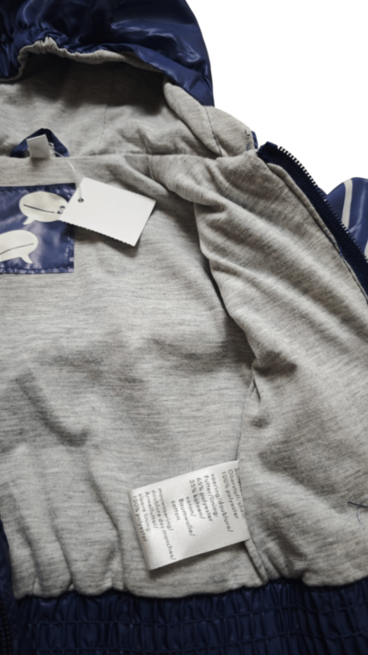 Markenlos Jacke Blau, Grau, Weiß Größe 50-56