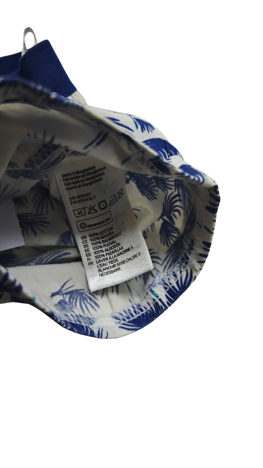 H&M Shorts Creme und Blau Größe 56